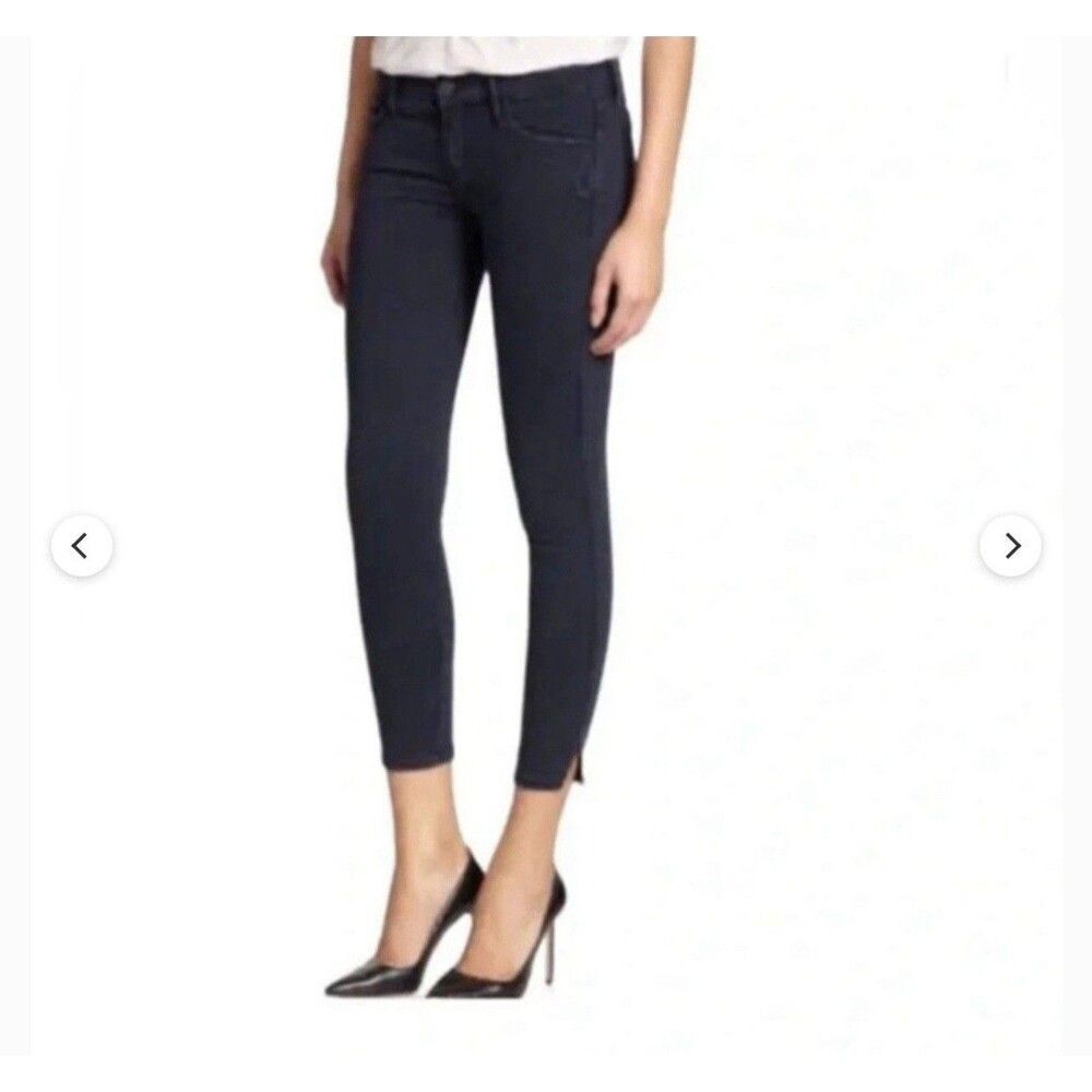 Mother Jeans Womens 27 Vamp Skinny Mid Rise Stretch Dark Wash